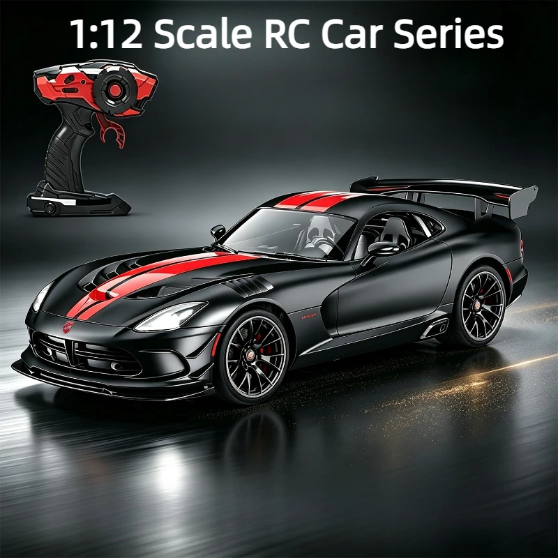 1/12 Scale Realistic Large RC Drift Touring Car Electric Racing Hobby Model Toy for Adult RC Hobbyist Collectors