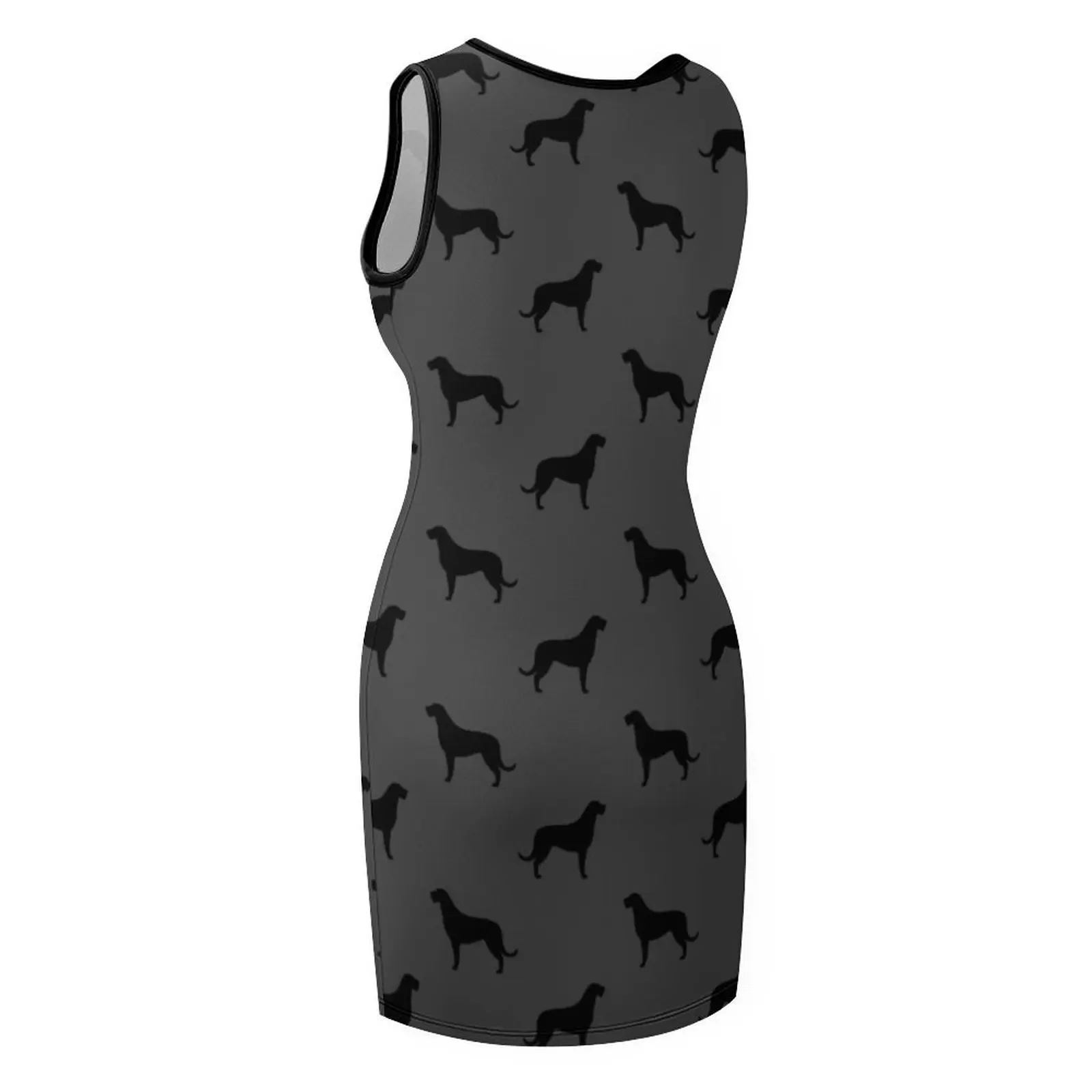 Irish Wolfhound Silhouette(s) Sleeveless Sundress Women's summer dress dresses summer woman 2025 summer dresses womens 2025