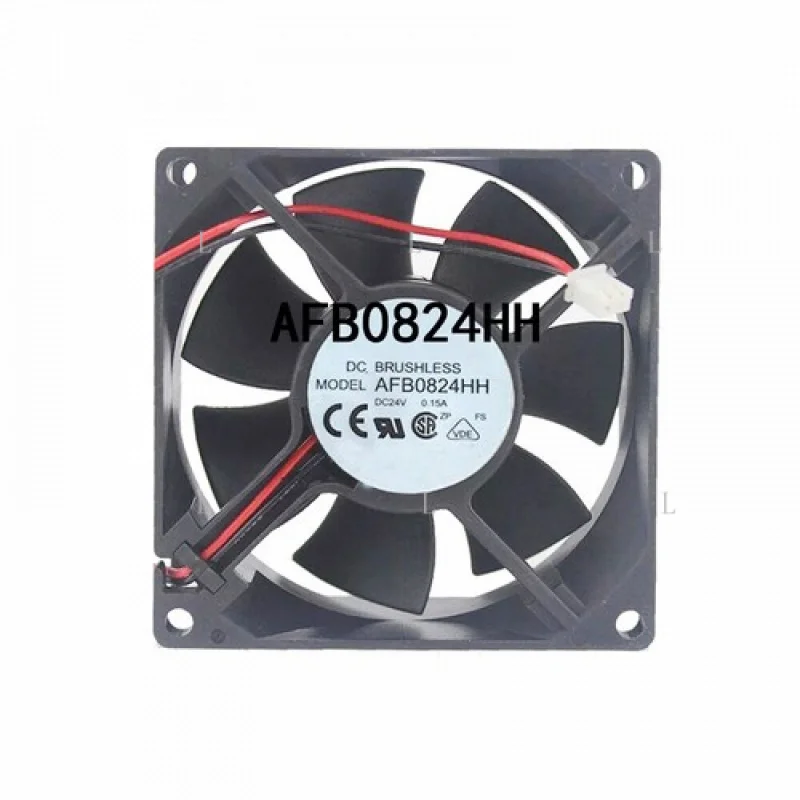L untuk Delta 80*80*25mm AFB0824HH 24VDC 0.15A Kipas aliran aksial hemat energi asli