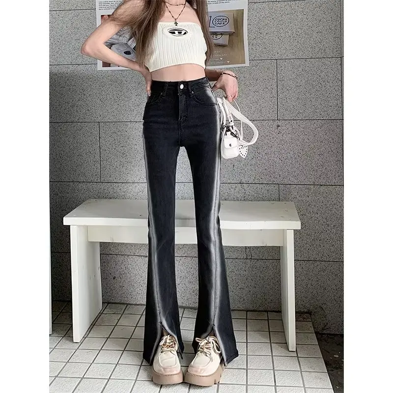 Y2K Style Jeans Women's New Niche Jeans with Casual High-Waisted Pants Fashion Stretch Design Jeans