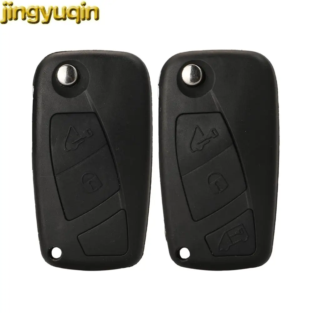 Jingyuqin 2/3 Buttons Flip Remote Car Key Fob Shell For Fiat Iveco Daily 2006 2007 2008 2009 2010 2011 GT10 Blade