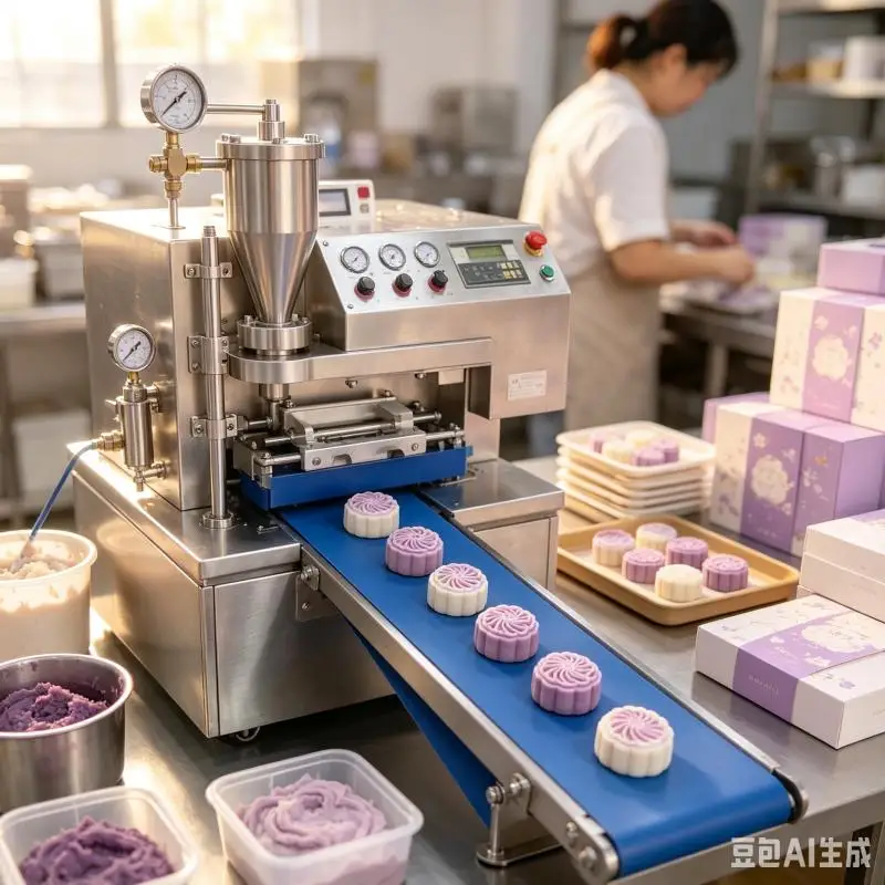 Customized Mooncake Pancake Shaping Machine Automatic Dough Forming Press Commercial Bakery Equipment Hot Sale