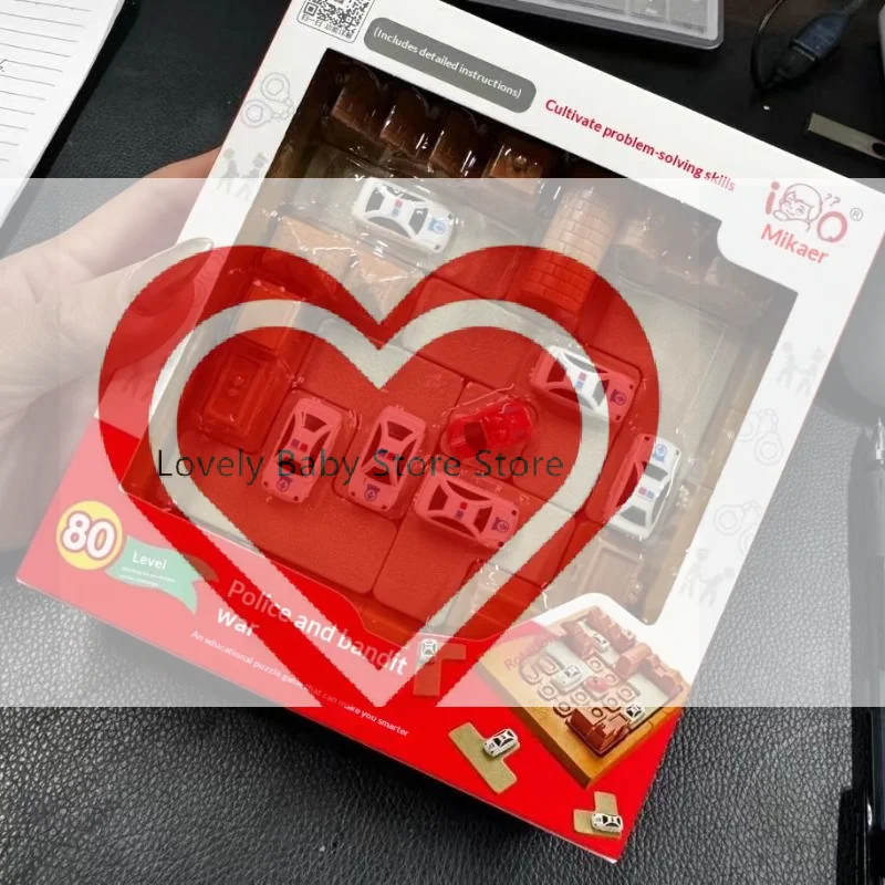 

1Set Intellectual Checkpoints Logical Thinking Brain Teaser Puzzles Toy Huarong Road Educational Traffic Busy Toys For Kids Gift