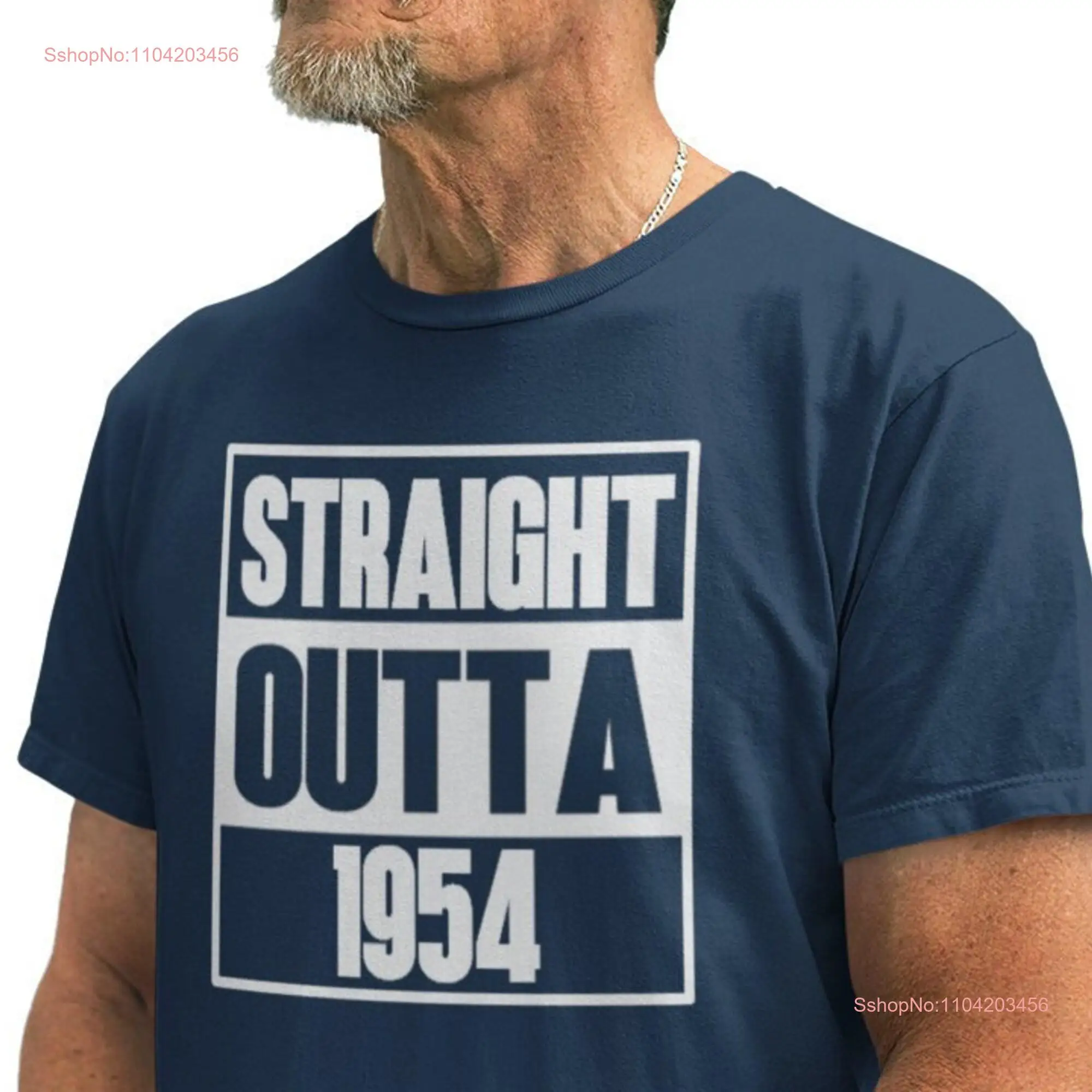 Vintage Vibes Straight Outta 1954 T Shirt Perfect 70th Birthday long or short sleeves