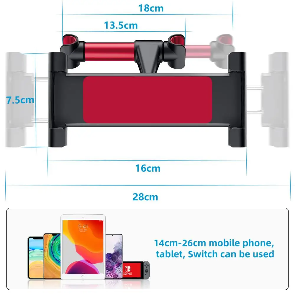 Supporto universale per Tablet da auto in pollici per iPad 11 2020 supporto per Tablet da auto supporto per sedile posteriore supporto per telefono da auto