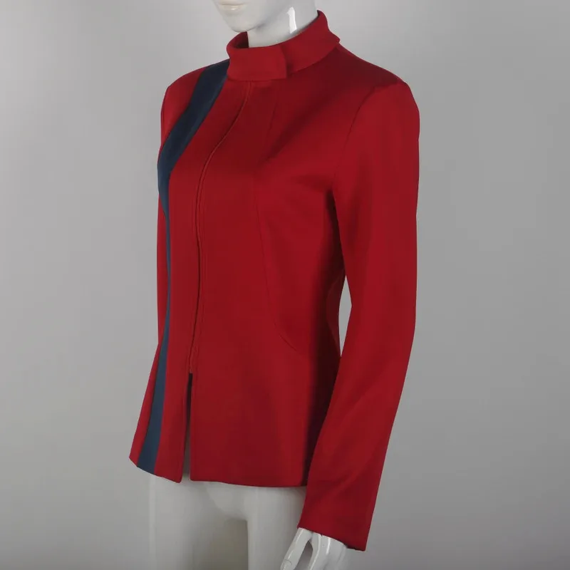 

DY20Star Discovery 4 Rek Косплей Майкл Бернэм Звездный Флот Униформа Топ Рубашка Красный Желтый ST Косплей Костюм Хэллоуин 25