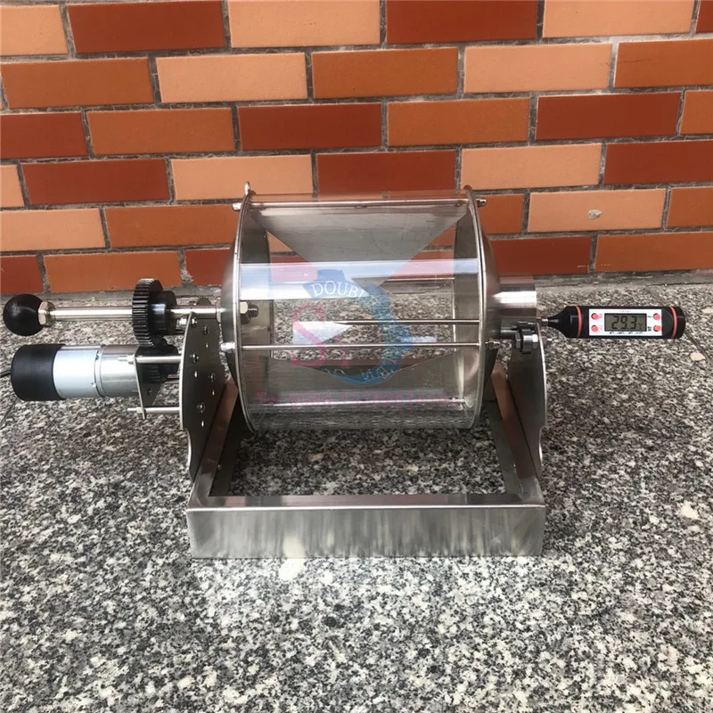 المنزلية الصغيرة التلقائي دوران 6.4L الفولاذ المقاوم للصدأ ماكينة تحميص القهوة الخبز ماكينة التحميص ديهيدراتور أكثر جفافا