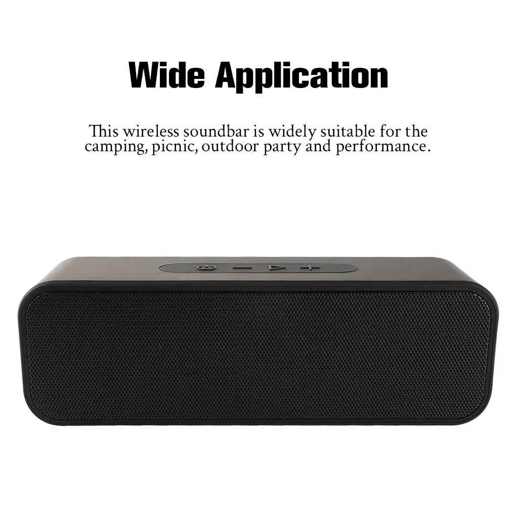 

Wireless Speaker Household Rechargeable Clear Audio Output Bluetooth-compatible Sound Subwoofer Music Playing Equipment