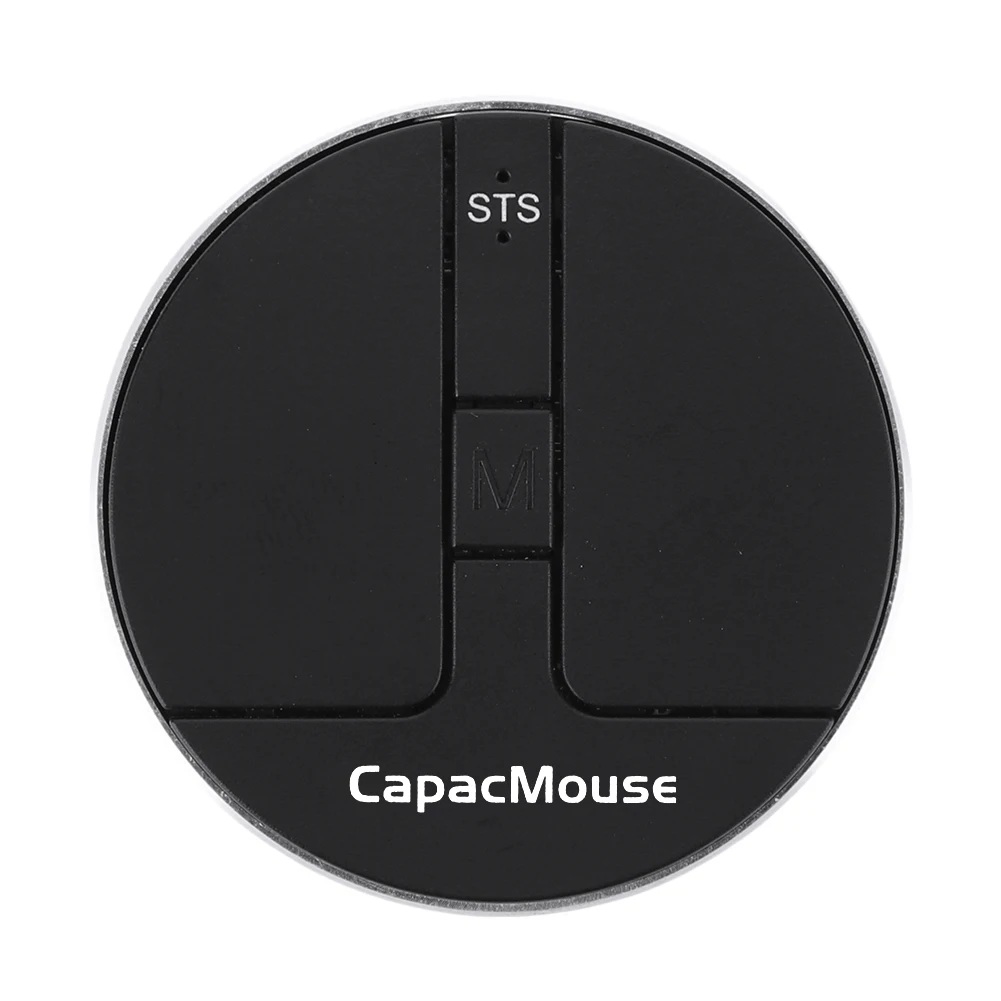 Ultra Thin Wireless Computer Mouse 3 Adjustable DPI Mini Capacitive Mouse Cordless Mice with USB Receiver for Laptop PC Computer