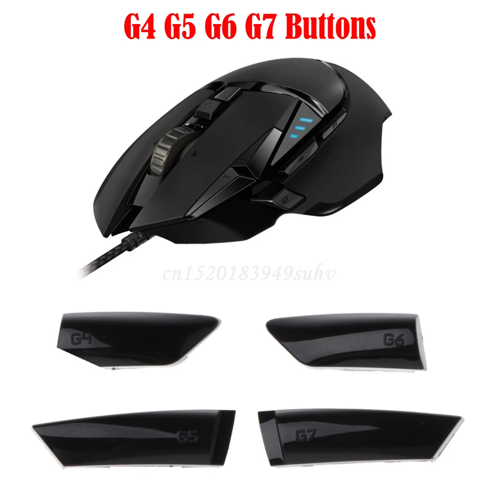 4Pcs Seite Tasten Seite Tasten G4 G5 G6 G7 für Logitech G900 G903 Verdrahtete Drahtlose Maus Maus Zubehör