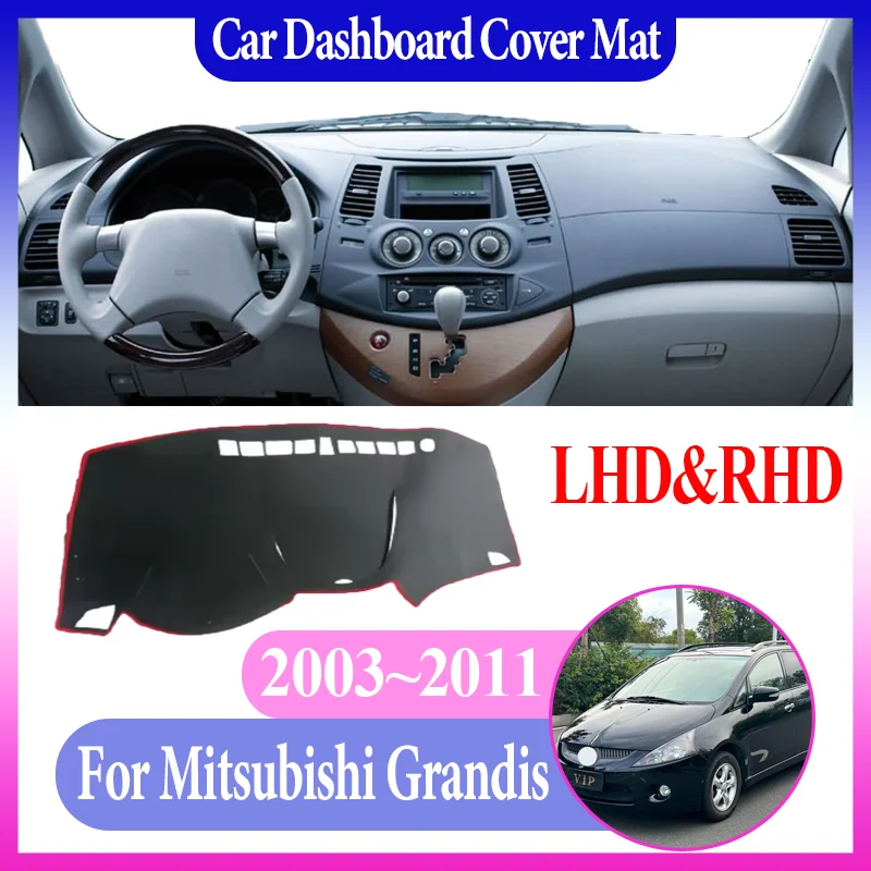 

Auto Parts Car Anti-sun Dashboard Dashmat For Mitsubishi Grandis NA BA Space Wagon 2003~2011 Center Console Dash Avoid Light Mat