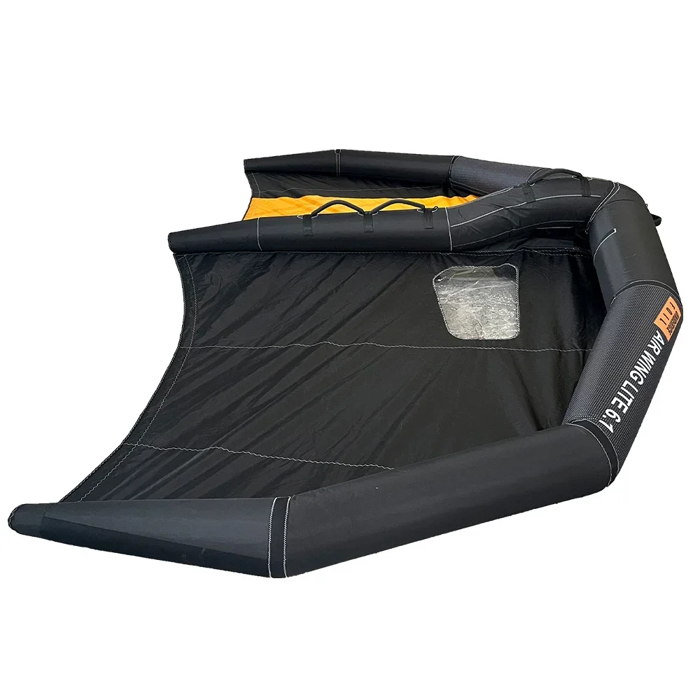 4.1/5.0/6.1m2 Windsurfen Vleugel Verijdelen Koolstofvezel Hard Handvat Opblaasbaar Kitesurfen Onafhankelijke Airbag Surfplank Wingsurfen