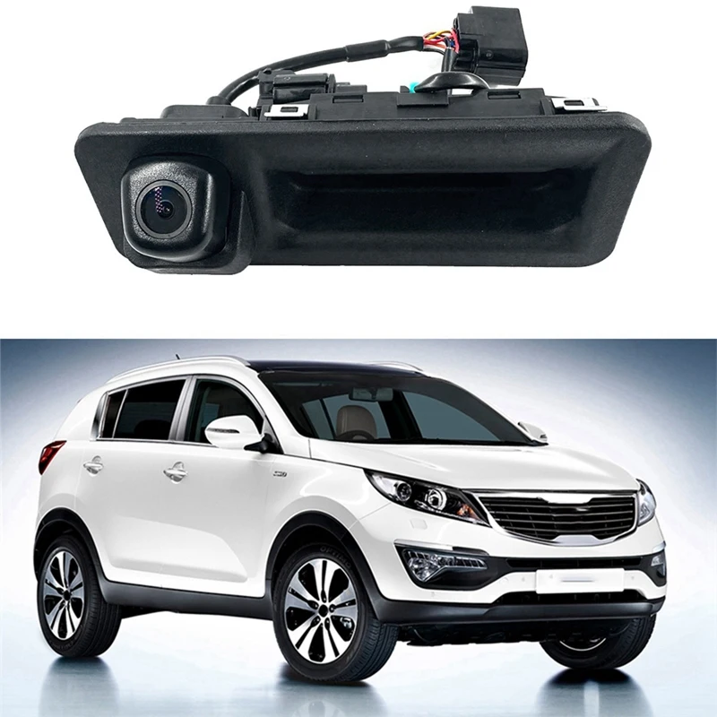 Car Backup Rear View Camera Assembly 95760-D9000 95760 D9001 For Kia Sportage KX5 2016-2019 Trunk Handle Tailgate Camera