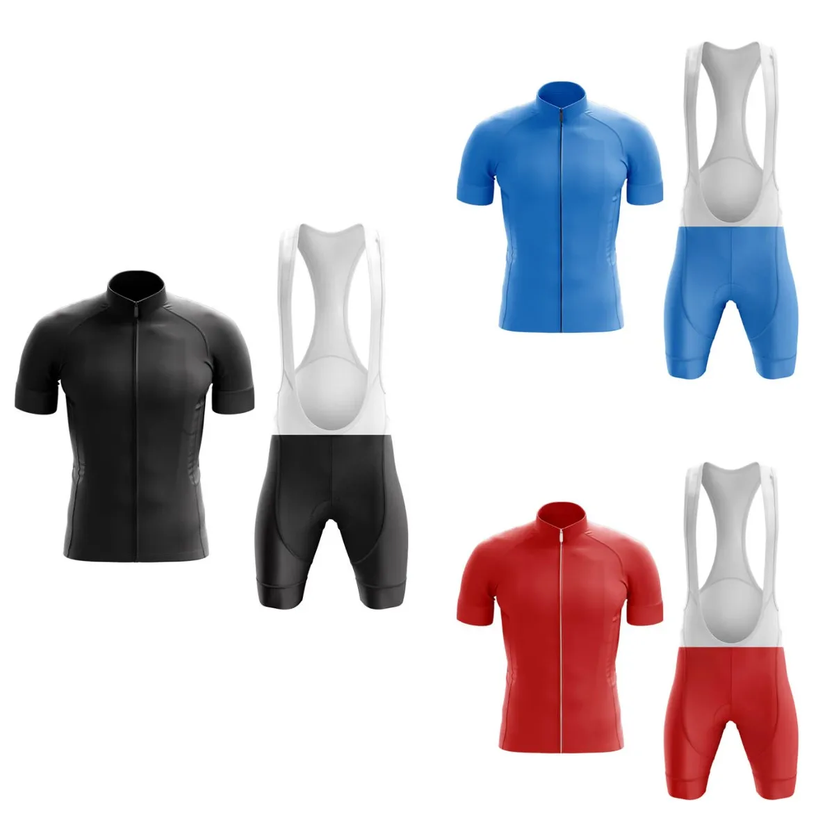 

Cycling Jersey Set Triathlon Bike Jersey Set Cycling Clothing Short Sleeve And Bib Shorts 9D Gel Pad MTB