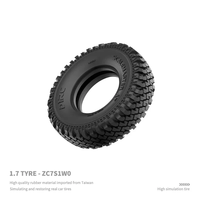 2pcs 1.7 Inch Rubber Tyre for 1/10 RC Crawler Car Traxxas TRX4 Defender TRX6 AXIAL SCX10 II 90046 RC4WD