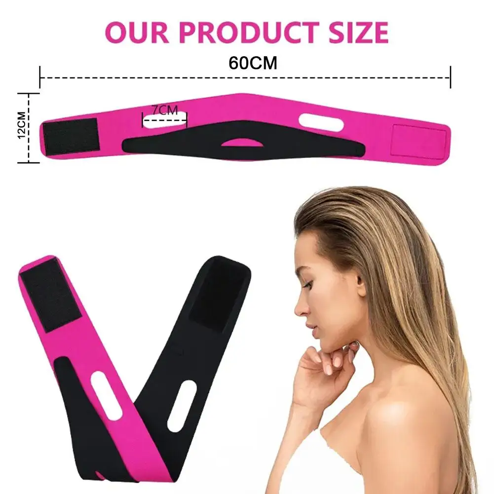 Elastic Face Slimming Bandage V Line Face Shaper Women Chin Cheek Lift Up Belt Facial Massage Strap Face Skin Care Beauty Tools