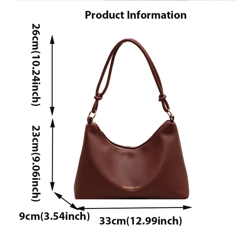 Luxury Designer Soft Leather Handbag 2023 Vintage Shoulder Bag for Women Classic Rope Handle Tote Bags Sac A Main Femme Bolsos