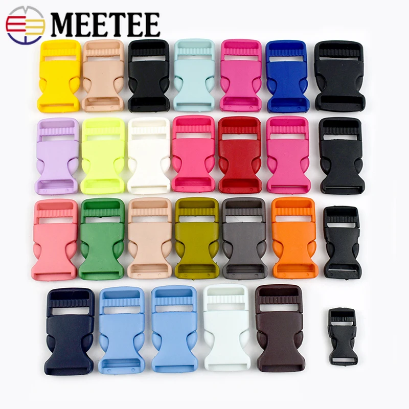 

10/20Pcs 15-30mm Plastic Buckle Side Release Buckles Backpack Strap Connector Adjust Clip Clasp Webbing Bag Hook DIY Accessories