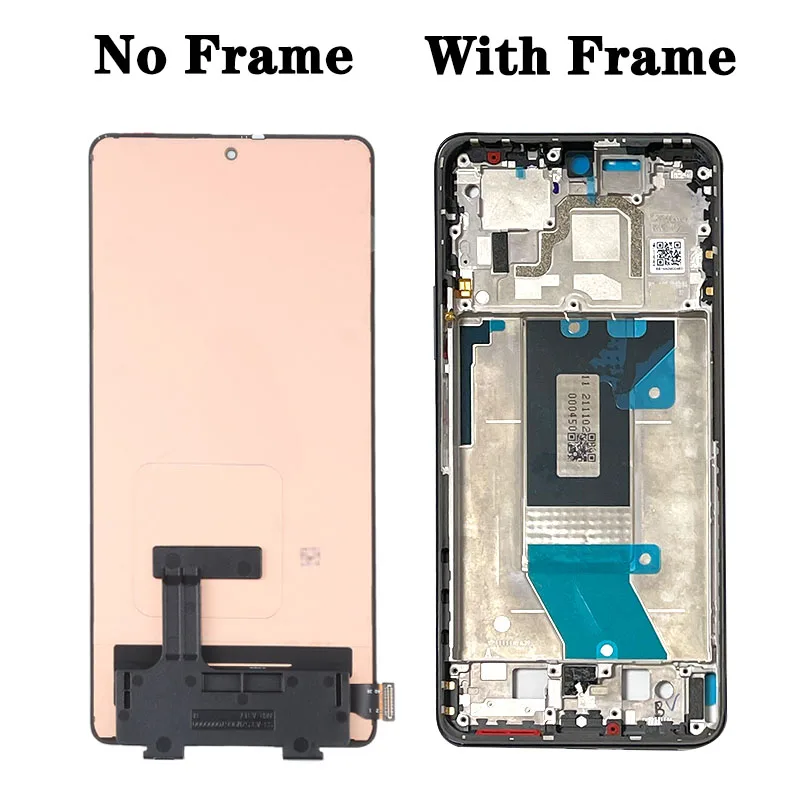 Imagem -03 - Oled Display Lcd para Xiaomi Redmi K50 Pro 6.67 Tela Sensível ao Toque Montagem Digitador Peças de Reparo Substituir