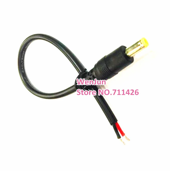 High Quality 12V DC Power Plug DC 5.5*2.1mm  female Monitoring plug Power Adapter Cable  0.3M 0.5M 1M 2M with free shipping