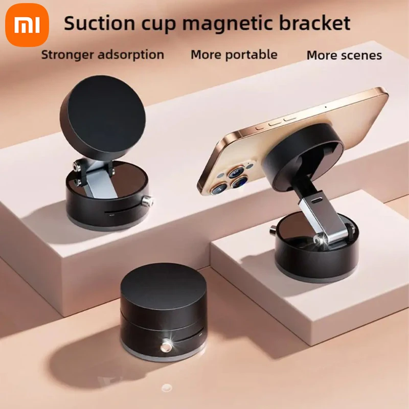 

Xiaomi Vacuum Magnetic Suction Cup Folding Swivel Stand Double-sided For Universal Vacuum Swivel Stand Mobile Phone Holder New