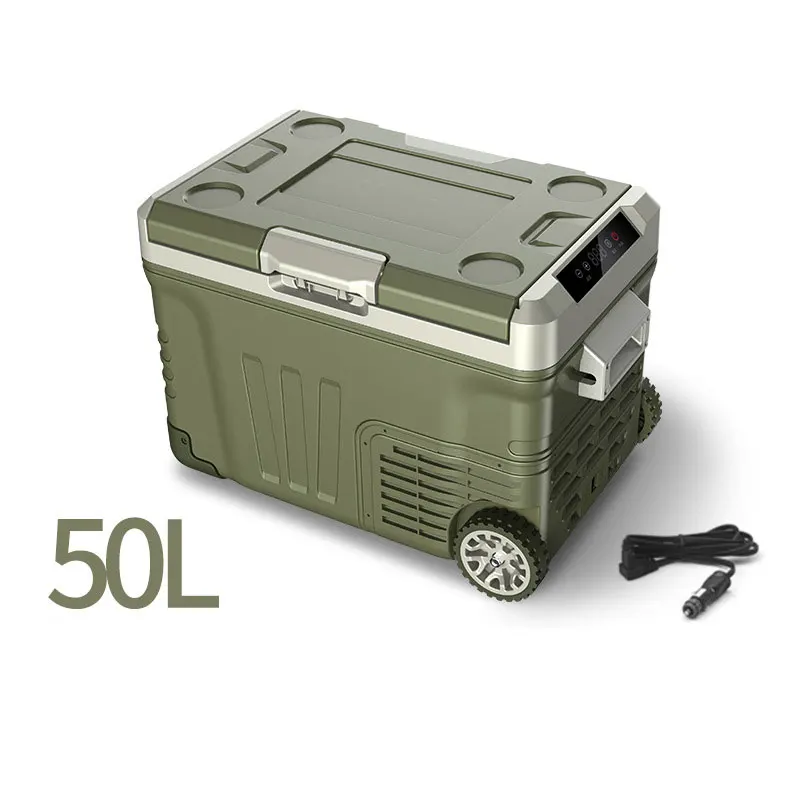

50L Outdoor Camping Mini Cooler Box Portable Refrigerator Portable Car Camping Fridge Freezers 12v/24v Compressor Refrigerator