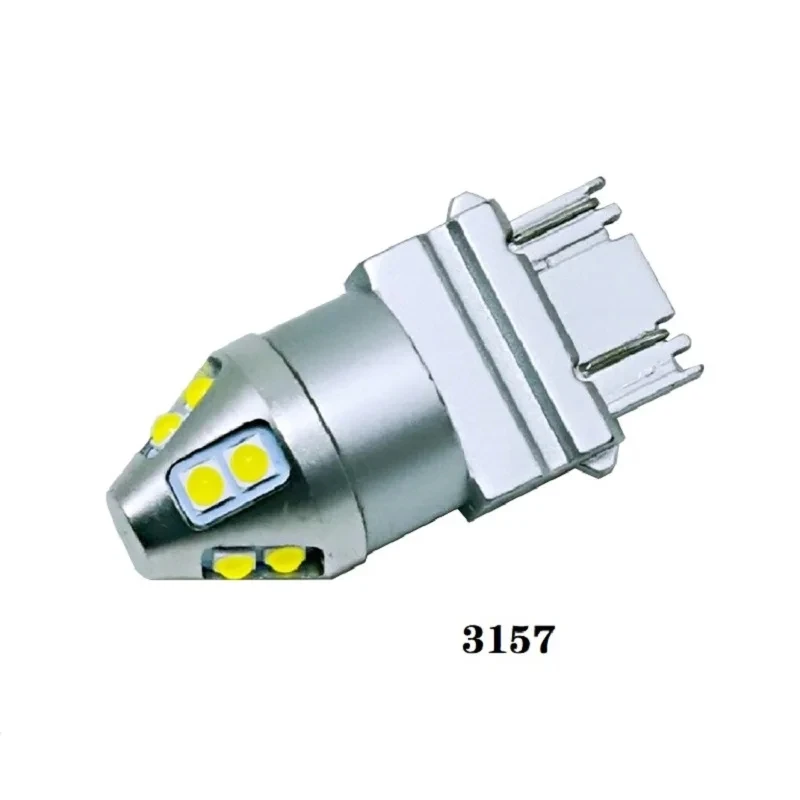 

2Pcs Led T20 7440 7443 3157 P27/7W W21W W21/5W WY21W BA15S P21W BAY15D P21/5W BAU15S PY21W 3030SMD Car Signal Lamp Reverse light