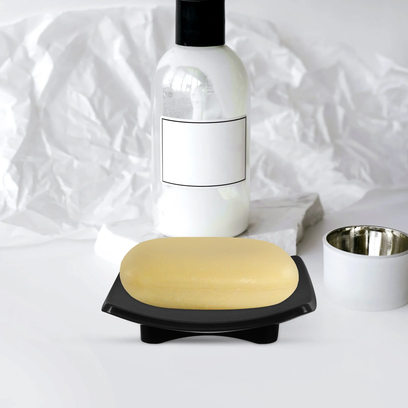 

Барная тарелка, держатель для ванной комнаты, нескользящий овальный поднос для душа, раковины, столешницы, многоразовый контейнер для мыла, декоративная коробка для мыла