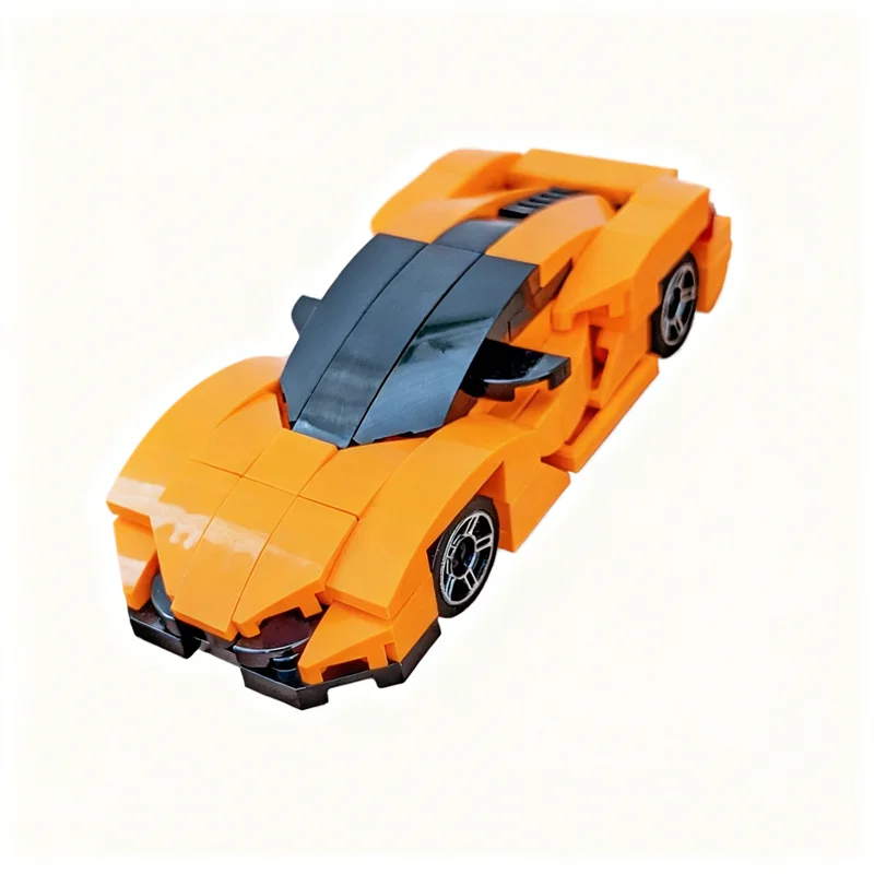 138 pièces MOC minuscule McLarenesd sans colle Champions de ville modèle blocs de construction Architecture jouet cadeaux de noël enfants brique