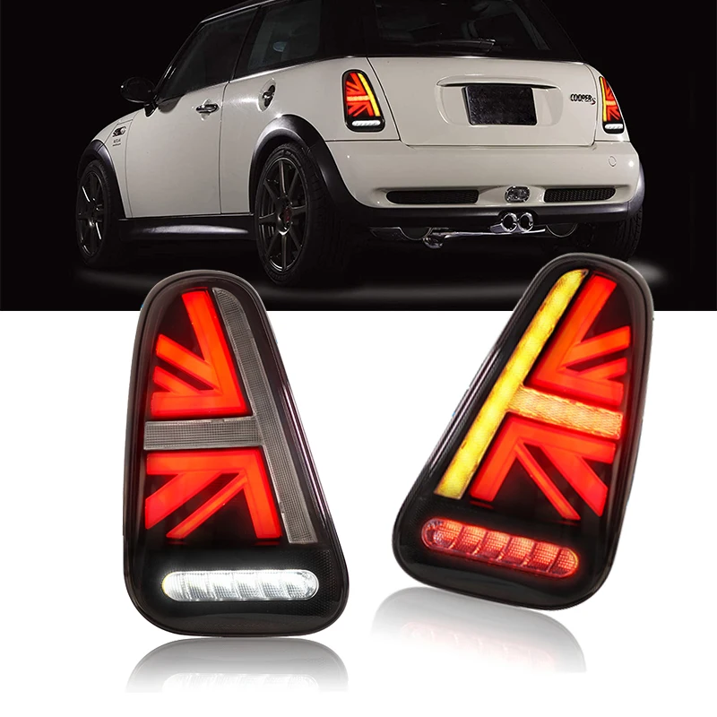 

2PCS LED Tail Lamp Assembly for MINI Cooper R50 R52 R53 2001-2007 LED Tail Light Turning Signal Brake Light Reverse Light