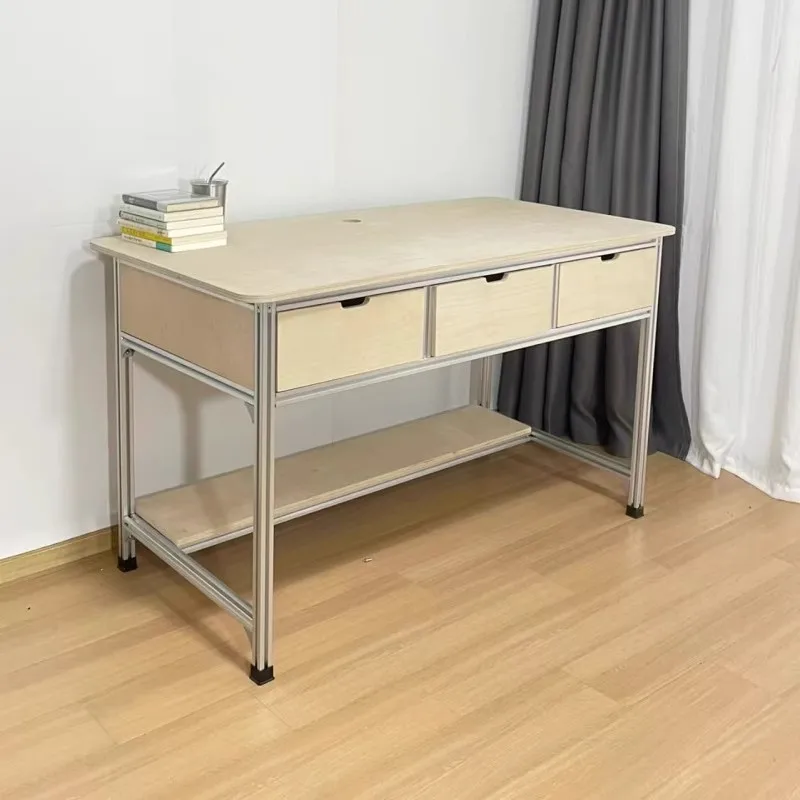 Scrivania per computer Scrivania da tavolo con cassetti Scrivania Camera da letto di casa Tavolo da trucco Tavolo da studio moderno e minimalista