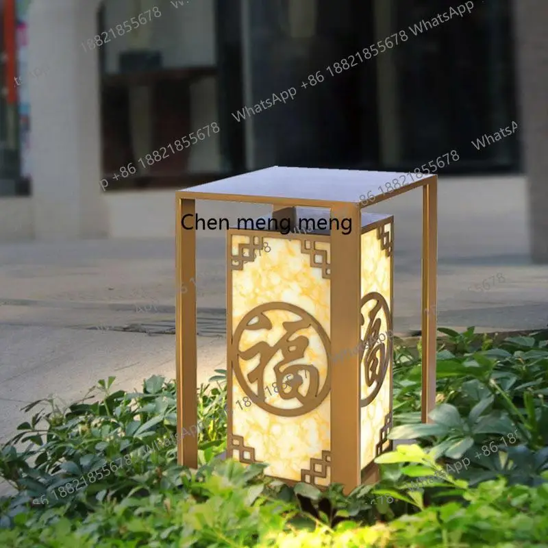 

New Chinese outdoor waterproof lawn light classical courtyard villa sales center park street light