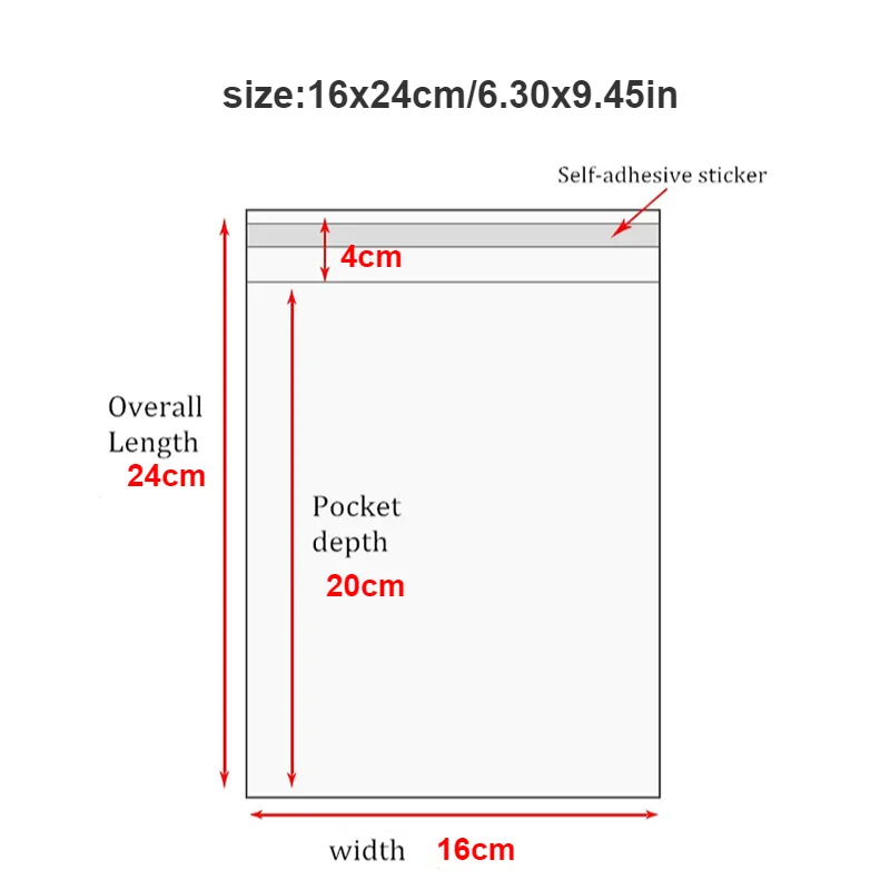 16*17cm，15*21cm flat knife, no air holes, opp bag customization