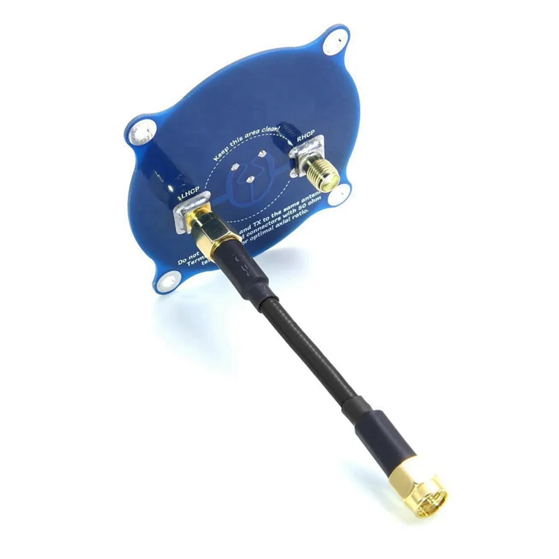 Antenne FPV polarisée circulaire 5.8G 9.4DBI, Triple alimentation, pour lunettes RC Fatshark Skyzone FPV, bricolage