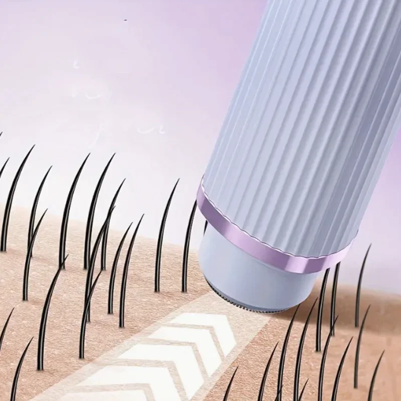 Electric Shaver for Women Waterproof Wet & Dry Hair Razors 2 in 1 Double Head Dual Bikini Hair Trimmer Detachable Head Shaver