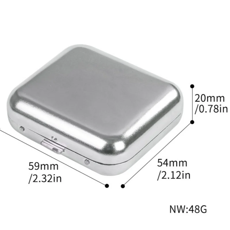 Mini przenośna metalowa popielniczka na papierosy, modna popielniczka z zamykaną pokrywką, biurkowa popielniczka, kieszonkowa popielniczka, prezent dla mężczyzny