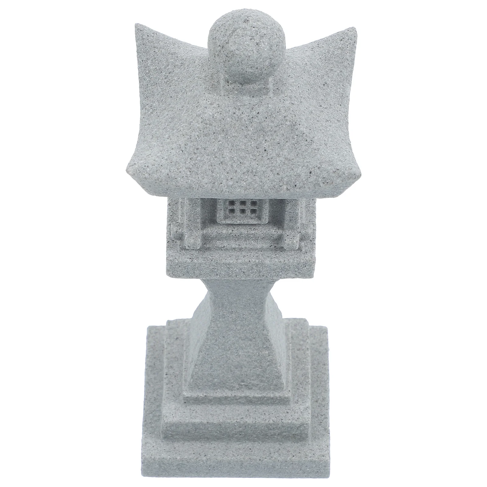 

Japanese Pagoda Lantern Mini Statue Durable Zen Garden Decoration Compact Micro Landscape Pavilion Ornament Mini Pagoda Statue