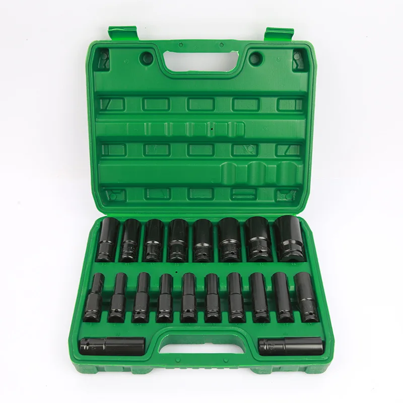 ينطبق على مفتاح المقبس 32 قطعة ملحقات مزدوجة الأغراض من الكروم الفاناديوم الصلب اعة صندوق أدوات إصلاح السيارات متعدد الوظائف #2