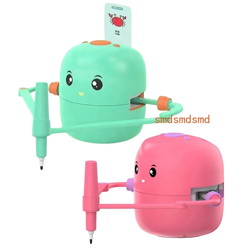 

Интерактивный образовательный робот для рисования, обучающая игрушка с 100 карточками, ранние развивающие игрушки для девочек и мальчиков