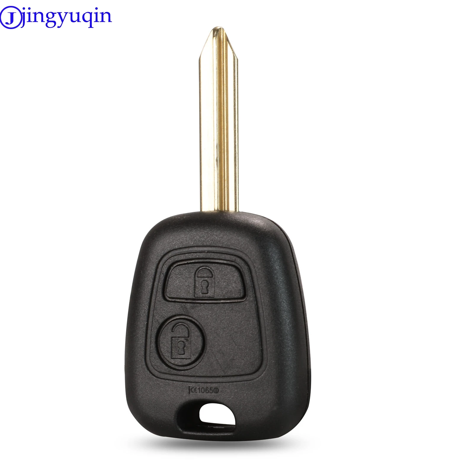 jingyuqin 2 Buttons Remote Car Key Shell Case Fob For Peugeot Partner Expert Boxer SX9 Blade For CITROEN C2 / C3 Pluriel