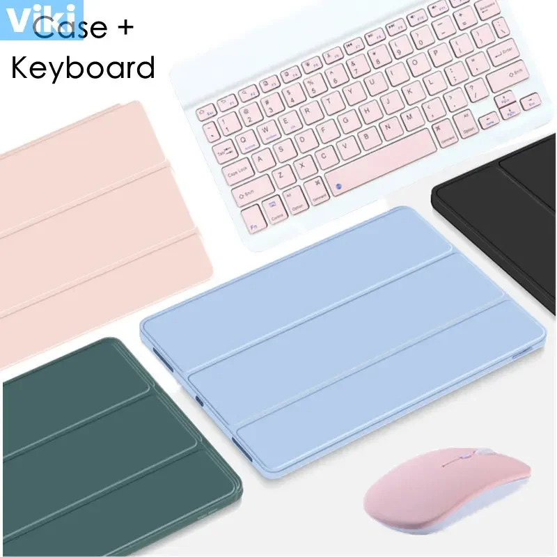 

Funda For iPad Pro 11 Air 4 Air5 10.2 10.5 8th 9th Generation 9.7 6th 5th 234 Mini 6 Tablet Case Cover with Keyboard Mouse Coque