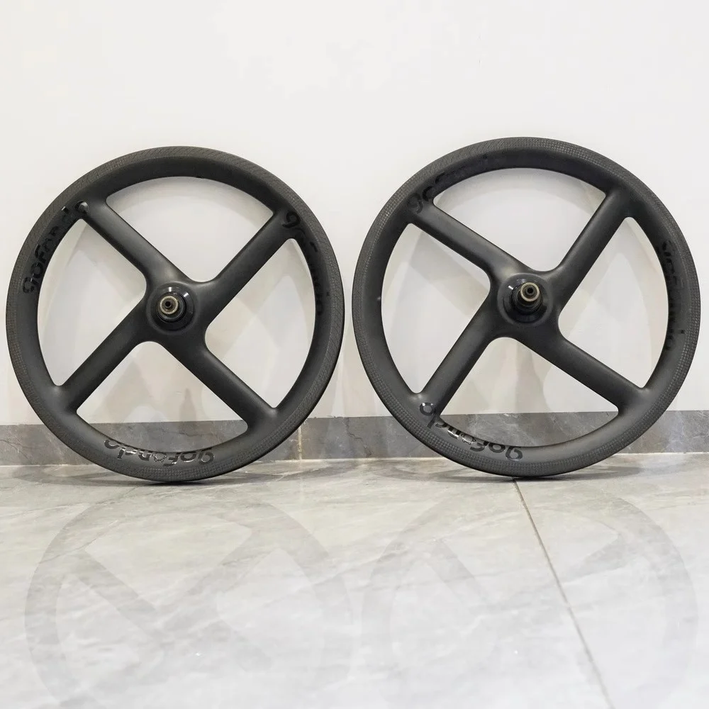 

Folding bicycle carbon wheel for brompton 7V wheel ultra light A C P Tline rim 349