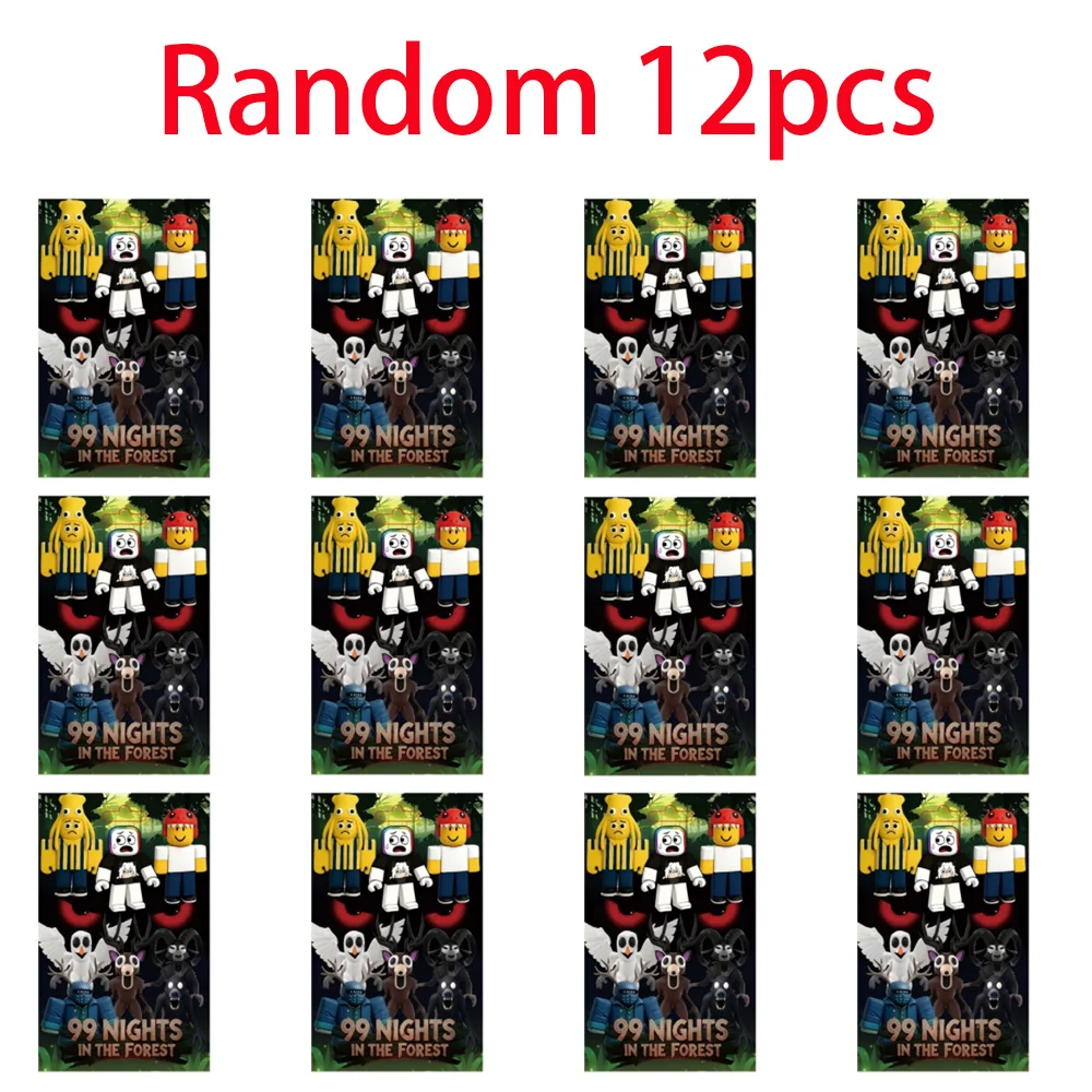99 ليال في الغابة أرقام تمثال البومة الماعز الذئب الغزلان لعبة بلاستيكية هدية أنيمي صندوق أعمى عمل نموذج دمية غامضة ديكور #2