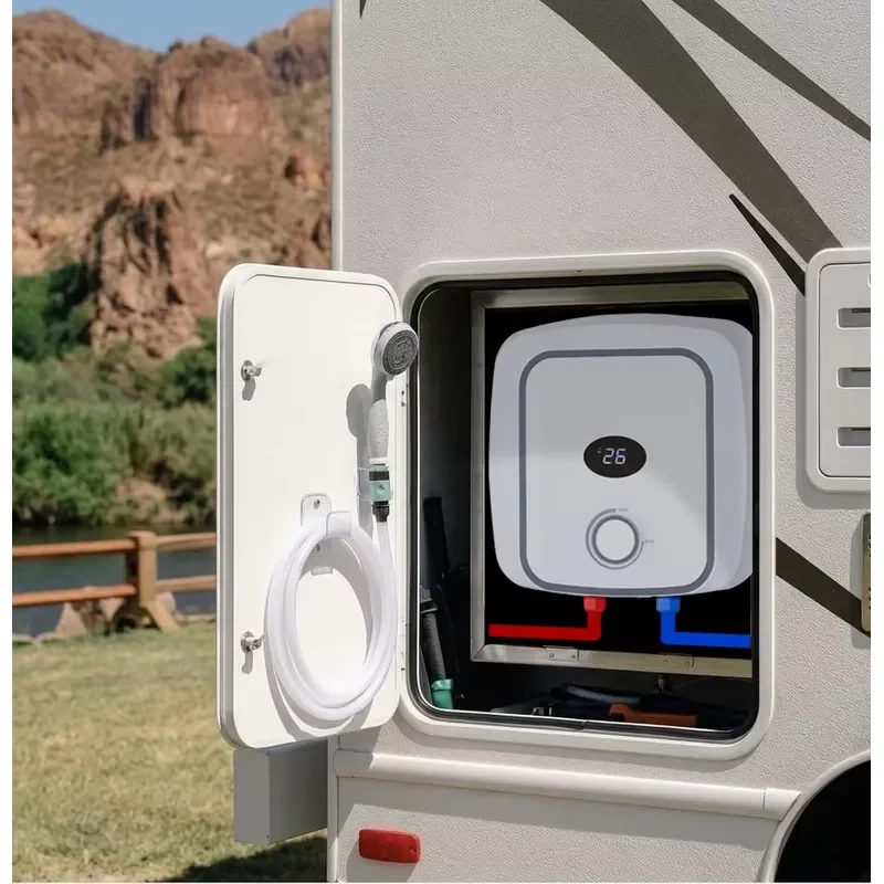 RV Storage Water Heater Electric Hot Water Tank Camper Van Caravan Motorhome Energy Saving