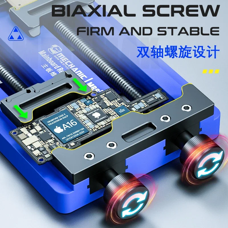 

MECHANIC MR6 Max Universal PCB Board Holder Double-Bearing Soldering Fixture for Mobile Phone Mainboard IC Chip Maintenance Tool