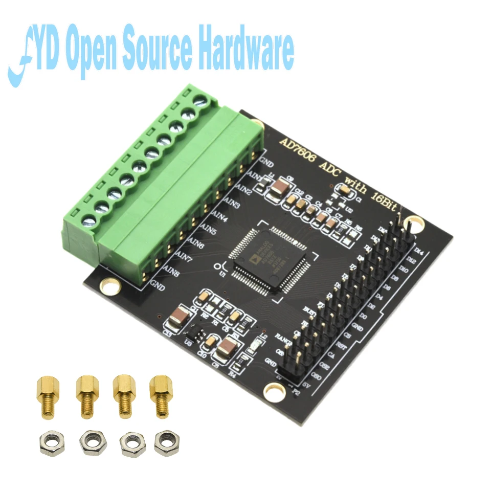 AD7606 16-Bit ADC Datenerfassungsmodul – 8 Kanäle synchrone Abtastung 200 kHz – Detail 3
