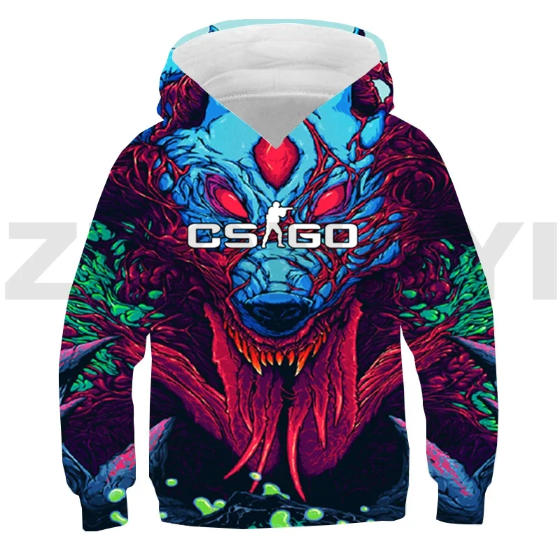 Classic Game CS GO 3D Hoodies Shooting War CSGO Anime Clothes Harajuku Streetwear Men Daily Fashion Printed Pullovers Sweatshirt