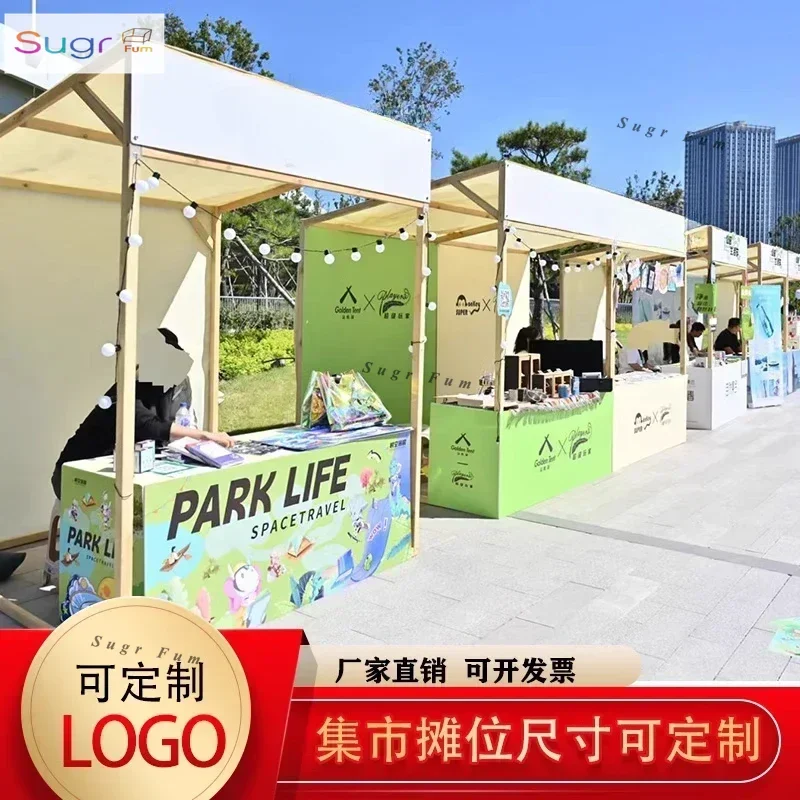 

Mobile Customizable Market Shelf Night Market Shelf Float Promotional Display Shelf Street Stall Market