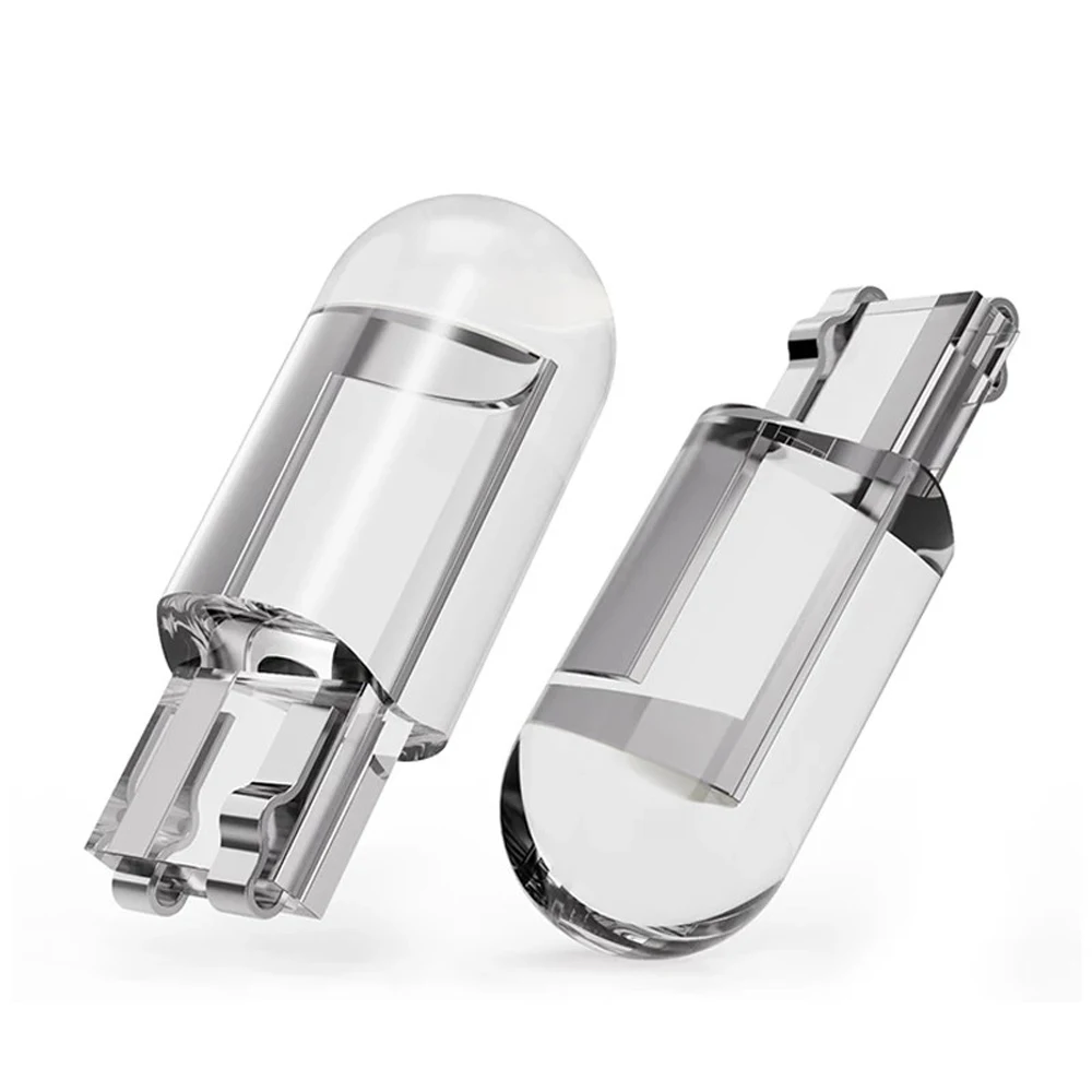 

Car Reading Light Instrument Lamp Glass Housing W5W 194 T10 LED Car Bulb License Plate Lamp COB Led Light Car Dome Light