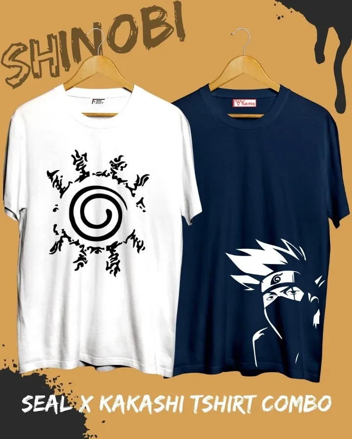 

2025 New Naruto Adult Children Cotton Animation T-shirt Comfortable Leisure Sports Breathable T-shirt Y2K Street Kakashi T-shirt